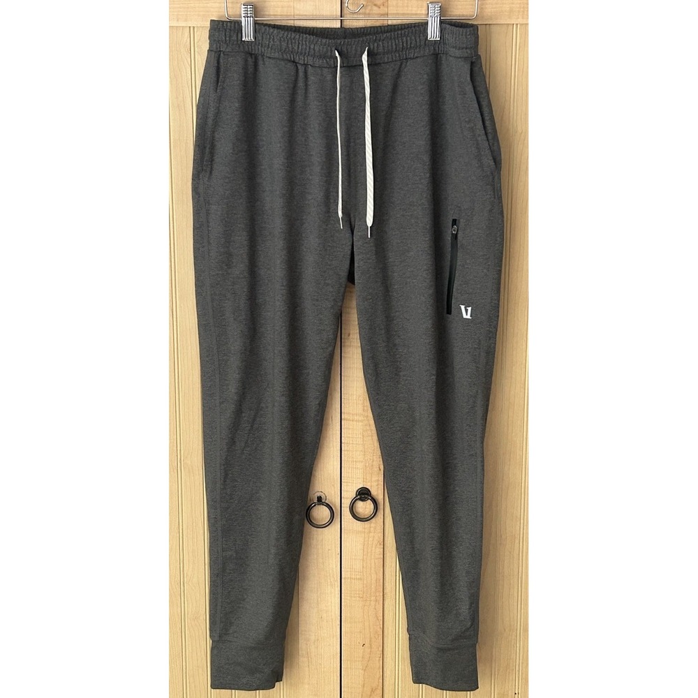Vuori Sunday Performance Joggers Mens Size Medium Charcoal Gray Athletic